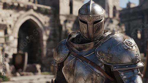 A Knight in Ruins:  Elden Ring Inspired  Armor and Medieval Setting
