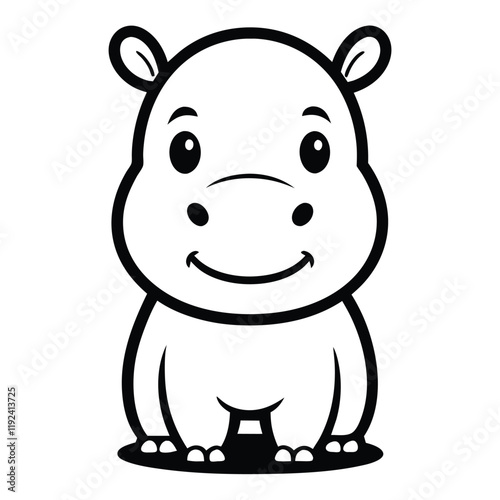  cute hippopotamus 
