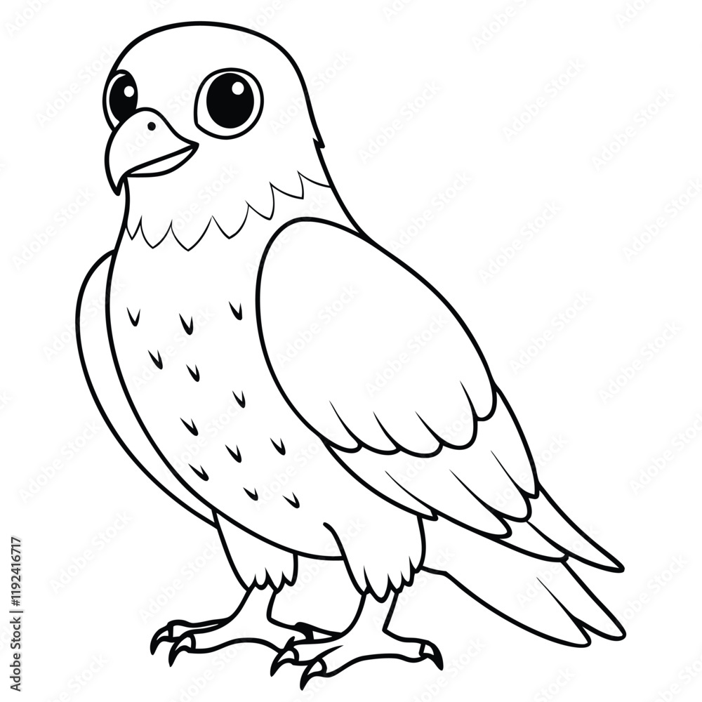 hawk outline vector hawk outline vector