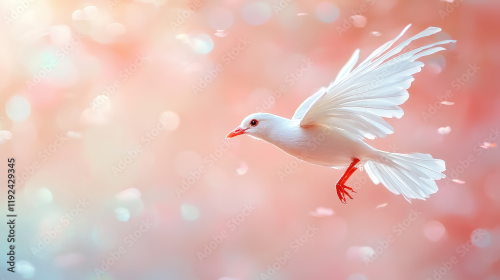 Fototapeta premium A whimsical pinwheel spinning in the breeze against a soft pastel background