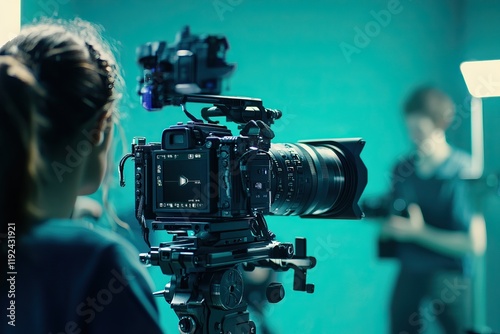 Videographer Behind the Camera