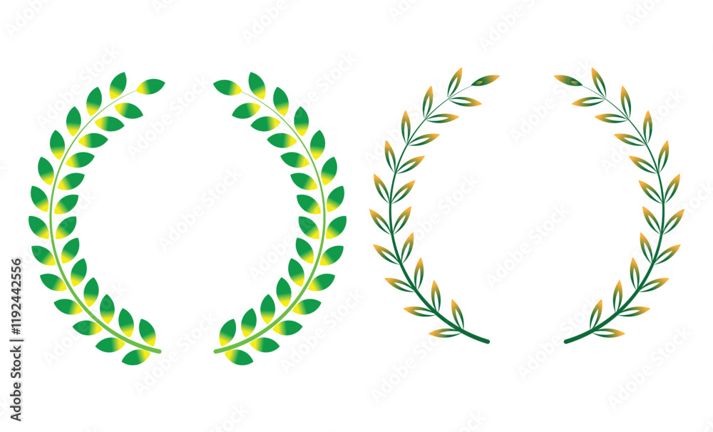 laurel wreath illustration