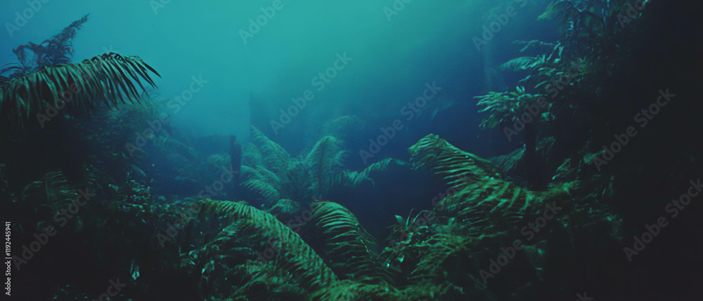Obraz premium Alien landscapes showcase exotic flora and strange terrains, inviting exploration and discovery