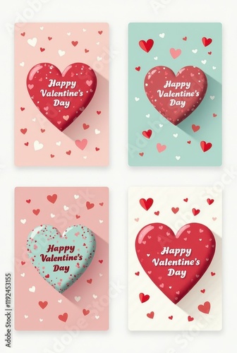 Valentine's day February 14 stories design template set. Story geometric layout for promo greeting card design for lovers holidays. Beige and pink elegant cute social post posters set. photo