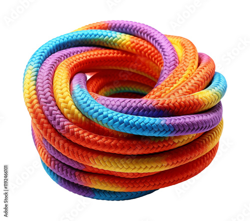 Wallpaper Mural Multicolored Rainbow Braided Rope Torontodigital.ca