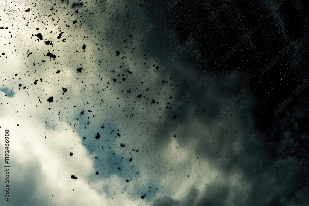 Obraz premium A commercial airliner soaring above the clouds