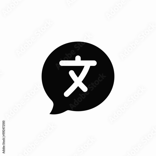 translate language service icon vector sign
