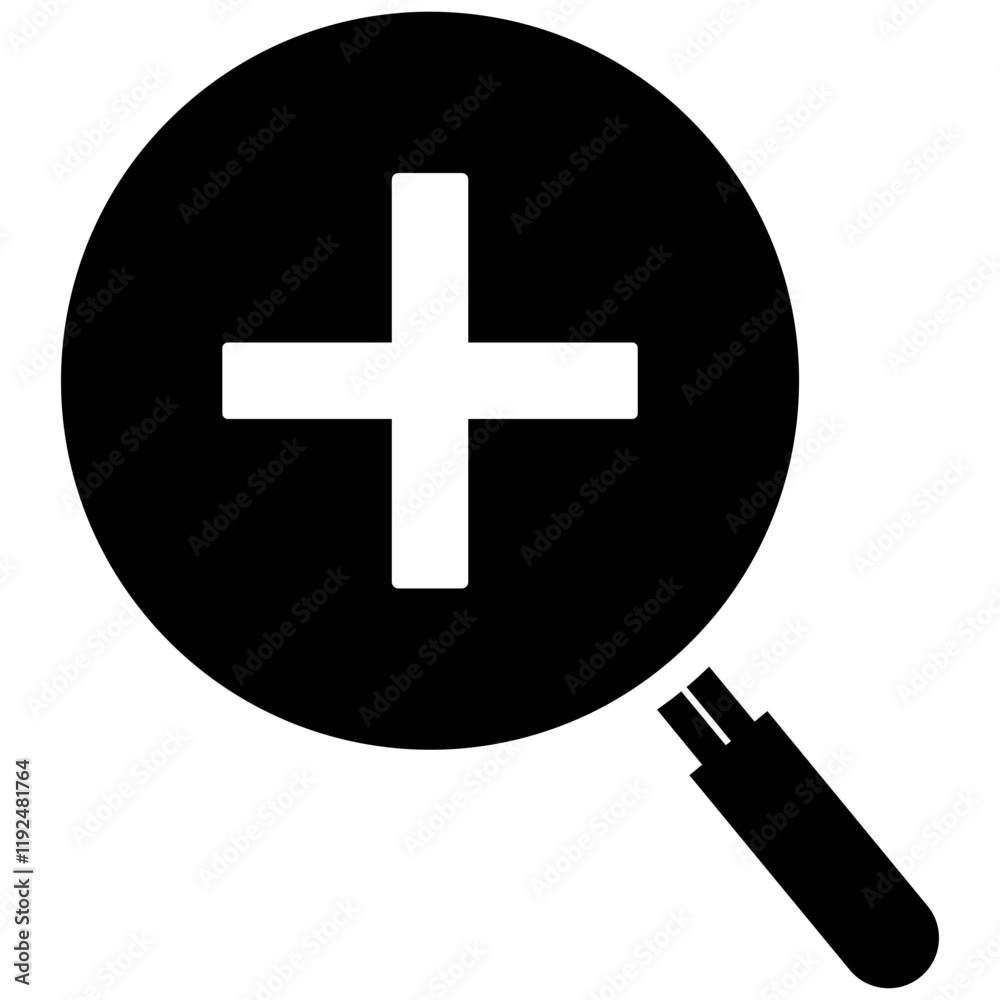 Fototapeta premium Zoom In Icon