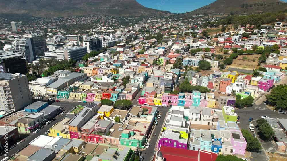 Cape Town’s vibrant streets are lined with colorful buildings, creating a lively and picturesque atmosphere. Cape Town’s vibrant streets are lined with colorful buildings, creating a lively and picturesque atmosphere.