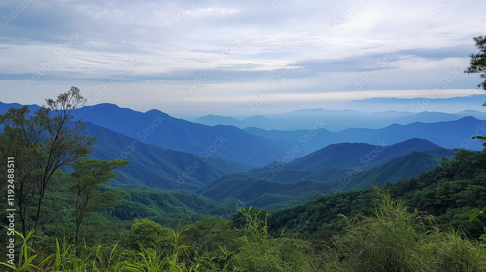 Obraz premium Exploring Scenic Mountain Adventure and Breathtaking Nature Views