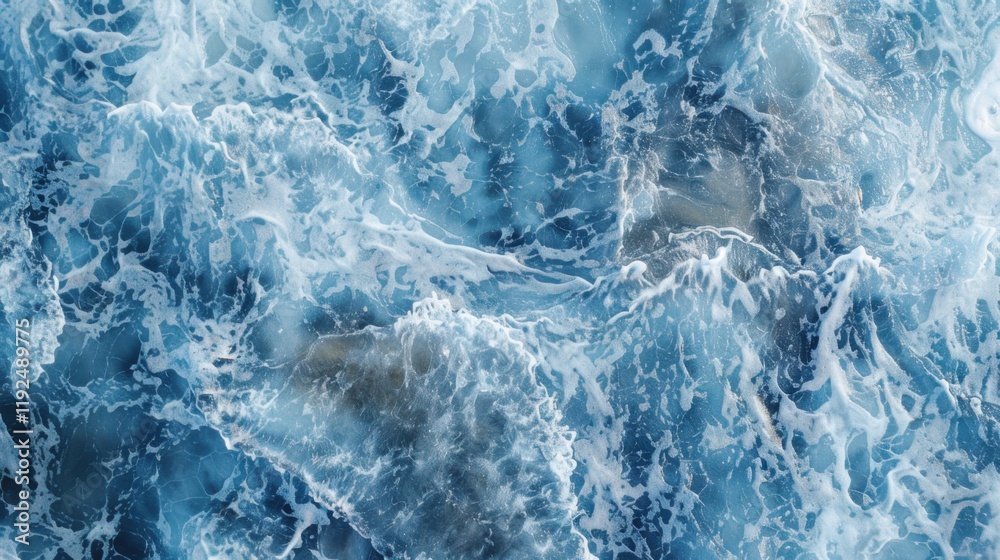The Alluring Natural Background of Waves on the Beach in Summer The Alluring Natural Background of Waves on the Beach in Summer