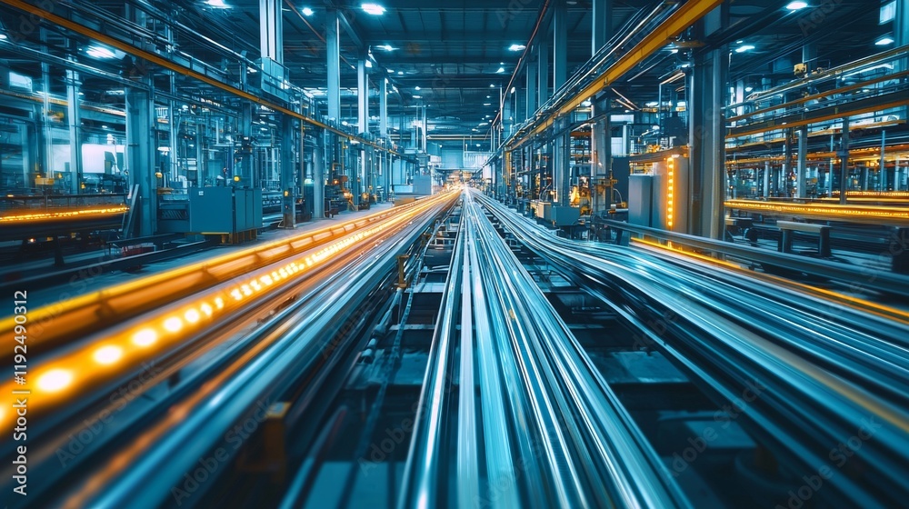 High-Tech Automated Manufacturing Facility High-Tech Automated Manufacturing Facility