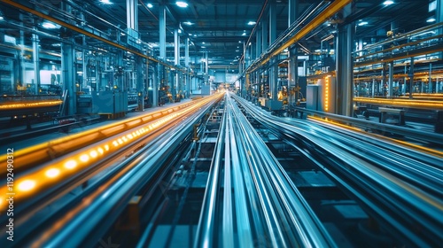 High-Tech Automated Manufacturing Facility