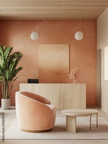 Modern Minimalist Office Re...