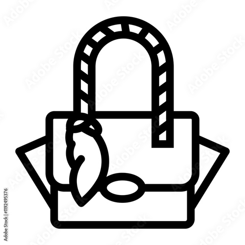 shawl Line Icon