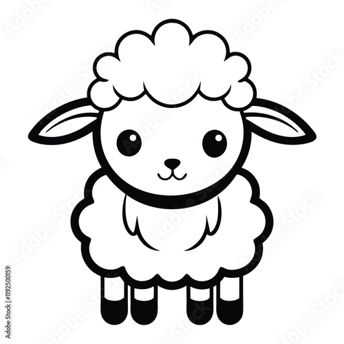 sheep goat vector design silhouette 
