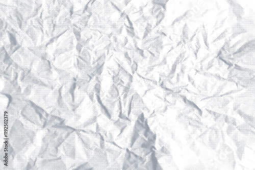Abstract simple gray newspaper halftone texture consists of different dots isolated on a transparent background. Geometric dotted vector shape elements pattern for presentation design or banner