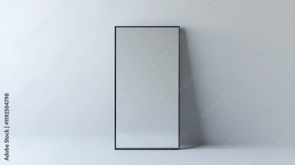 Stylish Black Framed Full Length Mirror Stylish Black Framed Full Length Mirror