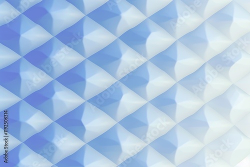 Abstract geometric pattern with blue and white diamond shapes background