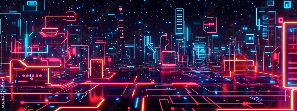 Obraz premium abstract background of code