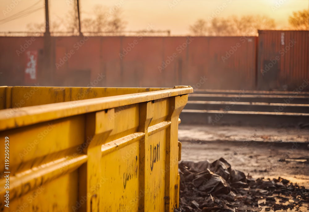 Large dumpster, garbage container Large dumpster, garbage container