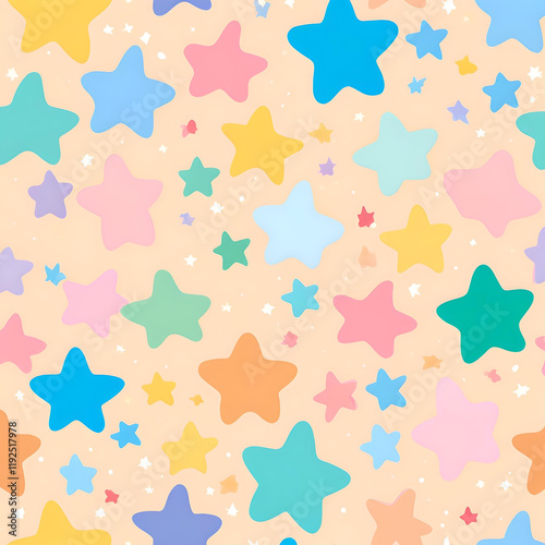 Wallpaper Mural cute background pattern Torontodigital.ca