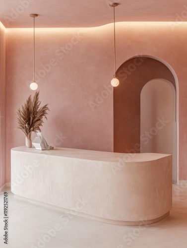 Minimalist Reception Desk I...