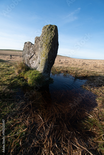 The Fernacre Stone Circle Bodmin Moor Cornwall photo