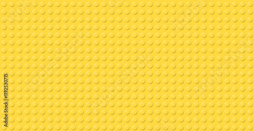 A Bright and Vibrant Yellow Base Plate Perfect for All Your Creative Building Needs