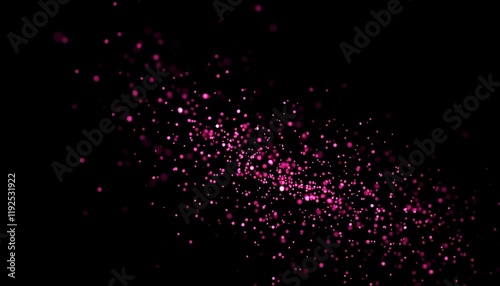 Abstract background with pink glitter bokeh lights