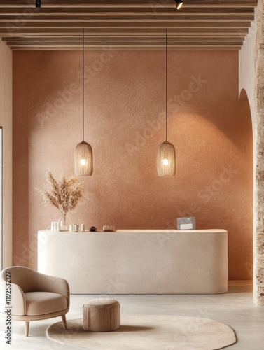Modern Minimalist Spa Recep...