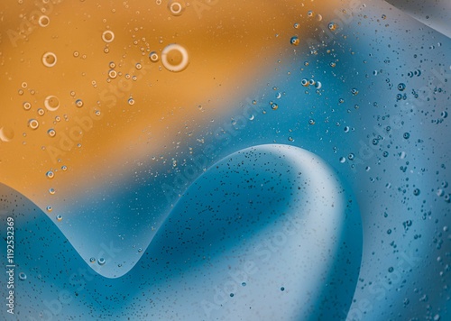 Colorful Oil and Water Abstract