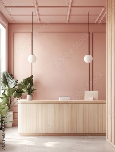 Minimalist Reception Desk D...