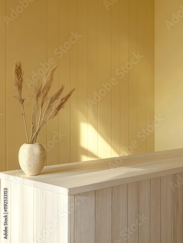 Dried Pampas Grass in Vase ...