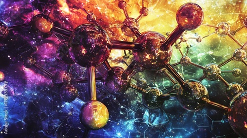 Illustration of transition metal coordination complexes emphasizing molecular geometry bonding their applications in catalysis and material science