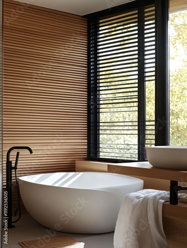 Modern Bathroom with Freest...