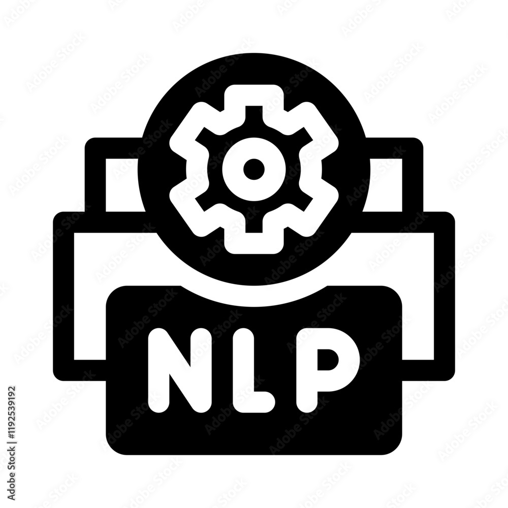 Natural Language Processing glyph icon Natural Language Processing glyph icon