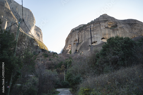 Monastery of St. Nicholas of Badova in Meteora, Greece photo