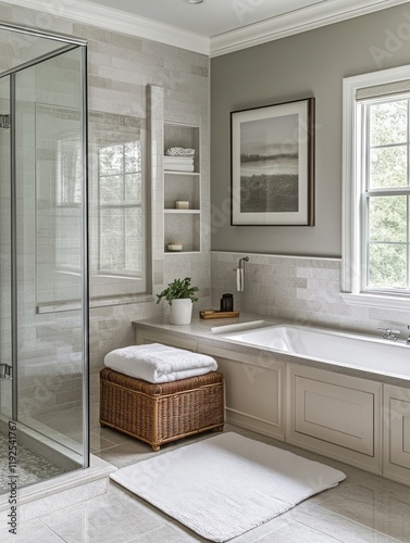 Elegant Modern Bathroom Des...