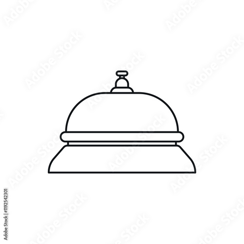 Restaurant bell icon.