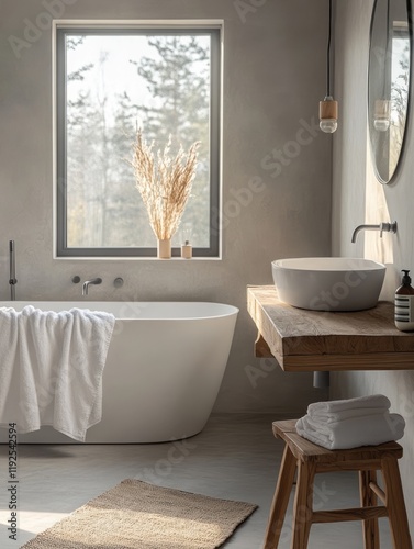 Modern Minimalist Bathroom ...