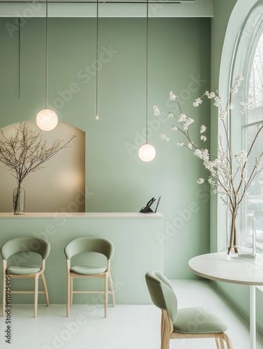 Sage Green Room Interior De...