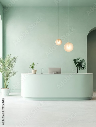 Modern Mint Green Reception...