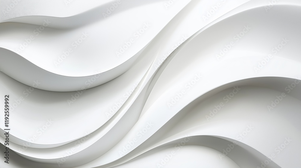 Elegant White Waves Create a Soothing Backdrop Elegant White Waves Create a Soothing Backdrop