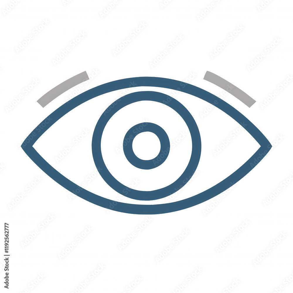 A stylized eye symbol featuring concentric circles and curved lines, representing vision and perception. A stylized eye symbol featuring concentric circles and curved lines, representing vision and perception.