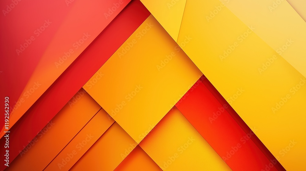 Fototapeta premium Warm Orange & Yellow Patterns