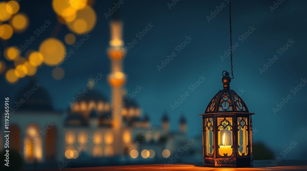Obraz premium Ramadan Kareem Background, Eid-Al Fitr Background