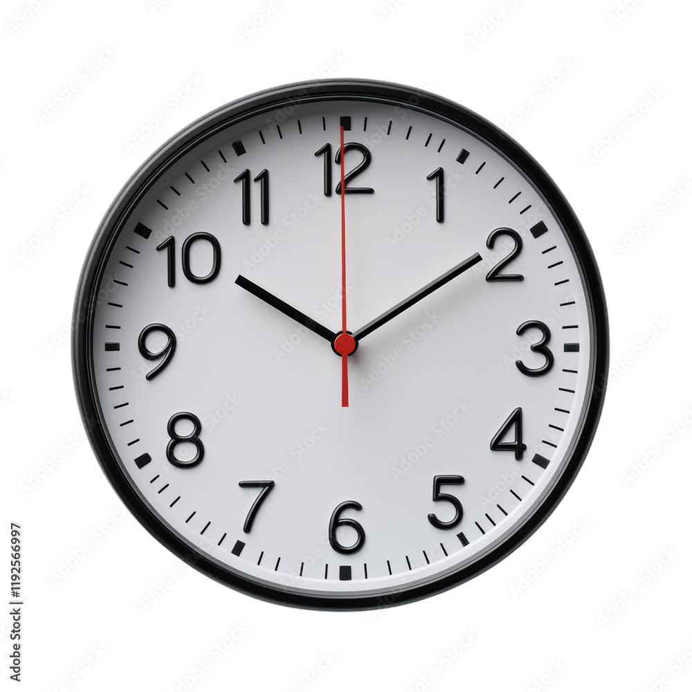 Modern Wall Clock Time Management Black White Office Decor Round Clock Modern Wall Clock Time Management Black White Office Decor Round Clock