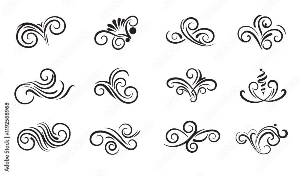 Elegant Swirl Calligraphic Ornament Set Featuring a Collection of Decorative Circular Patterns in Vibrant Green Design Elements for Creative and Modern Artwork
Elegant Swirl Calligraphic Ornament Set Featuring a Collection of Decorative Circular Patterns in Vibrant Green Design Elements for Creative and Modern Artwork