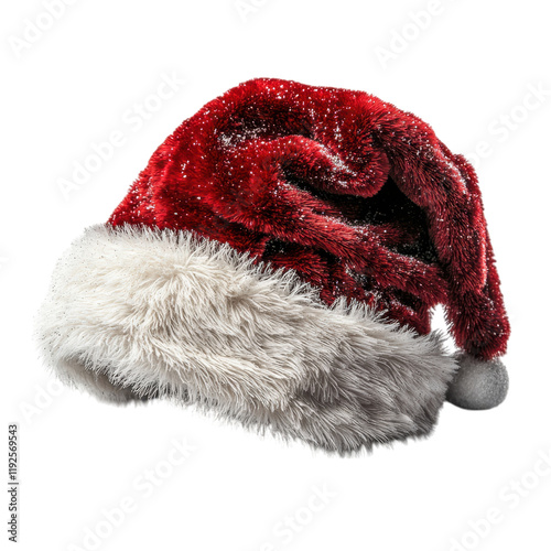 Festive Red Santa Hat Christmas Holiday Winter Season Snow